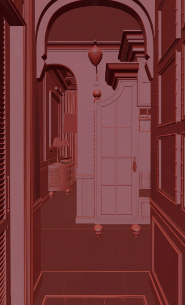 Modeling JW Marriott Room